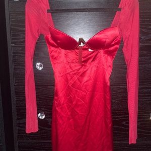 Red Oh Polly Mini Dress
